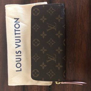 Louis Vuitton Clemence Wallet Rose Ballerine